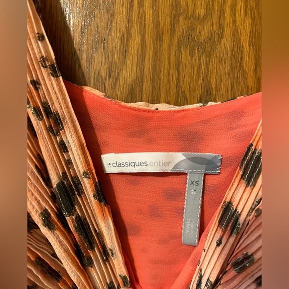 Nordstrom Classique Entier Vintage Y2K Sleeveless Boho Animal Print Top Size XS - Picture 5 of 10